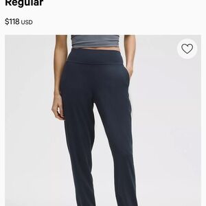Lululemon Athletica Navy Track Pants